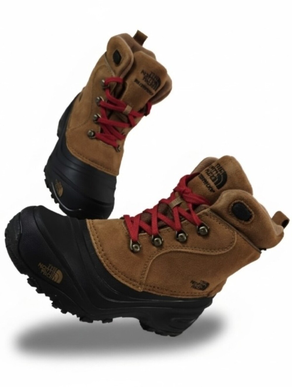 The North Face Chilkat Lace II - Toasted Brown/ TNF Black - NWT, Youth 4